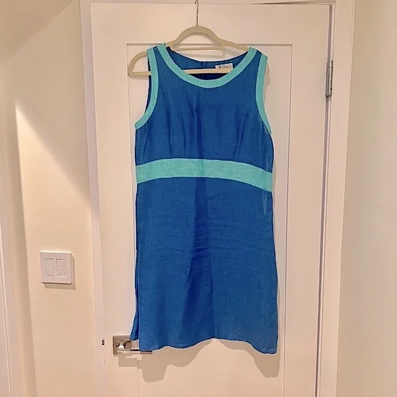 chinese dress ladies Positano Volant Linen Long Dress